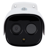 Telecamera termica IP InfiRay FB2 serie - Sensore termico VOx FPA 256x192 12μm | Ottica 10mm - Sensore visibile 1/2.8" CMOS | 5Mpx | Ottica 12mm - Sensibilità termica ≤40mK - Intervallo di misurazione della temperatura -20ºC~550º/±2ºC o ±2% - Rilevamento