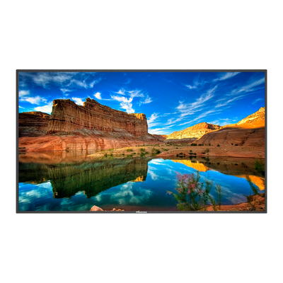 Monitor HISENSE DLED 4K 75" | Serie E - Progettato per negozi e ristoranti - Risoluzione 3840x2160 - 2 ingressi HDMI 2.0 - Angolo di visione di 178° - Audio | Altoparlanti integrati