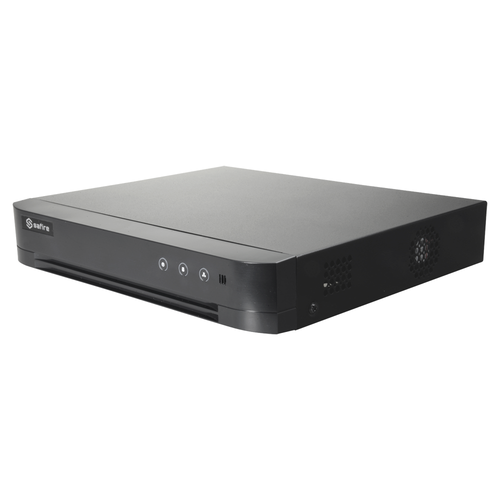 Videoregistratore 5n1 Safire - Audio su cavo coassiale - 4CH HDTVI/HDCVI/HDCVI/AHD/CVBS/CVBS/ 4+1 IP - 1080P Lite (25FPS) - Uscita HDMI e VGA - 1 HDD