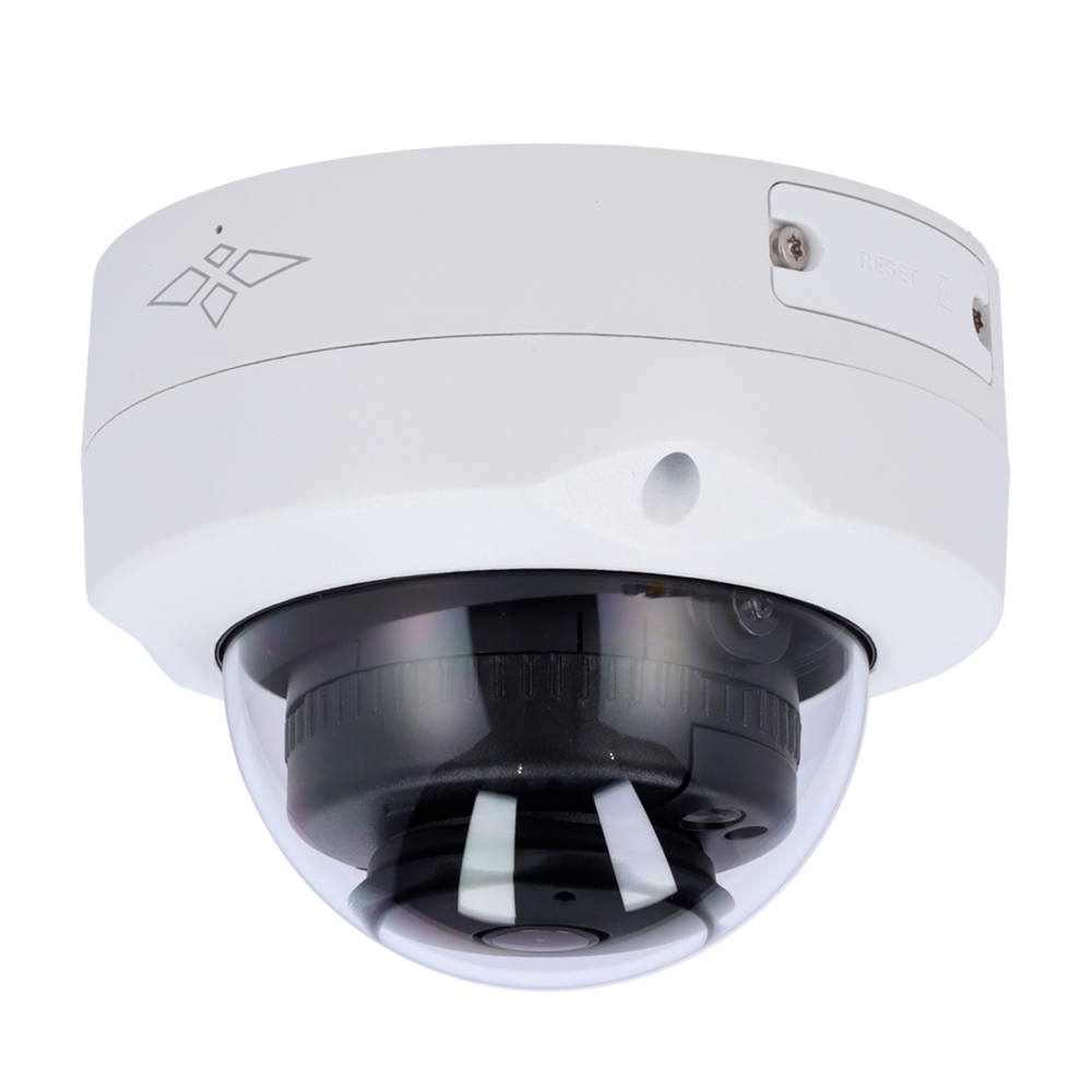 Cámara IP 4 Megapixel - 1/2.1" 4MP Gran Angular  - Compresión H.265+ / H.265 - Lente 2.8 mm / WDR - EPTZ: Seguimiento de alarmas inteligentes - SMD Plus y Protección Perimetral