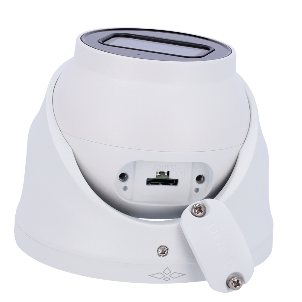 Telecamera Bullet IP 8 Megapixel Gamma Ultra - 1/2.7” Progressive Scan CMOS - Compressione H.265+/H.265/H.264+/H.264 - Lente 2.8 mm / LEDs IR distanza 30 m - WDR | Allarmi | Audio e Microfono integrado - WEB, DSS/PSS, Smartphone e NVR