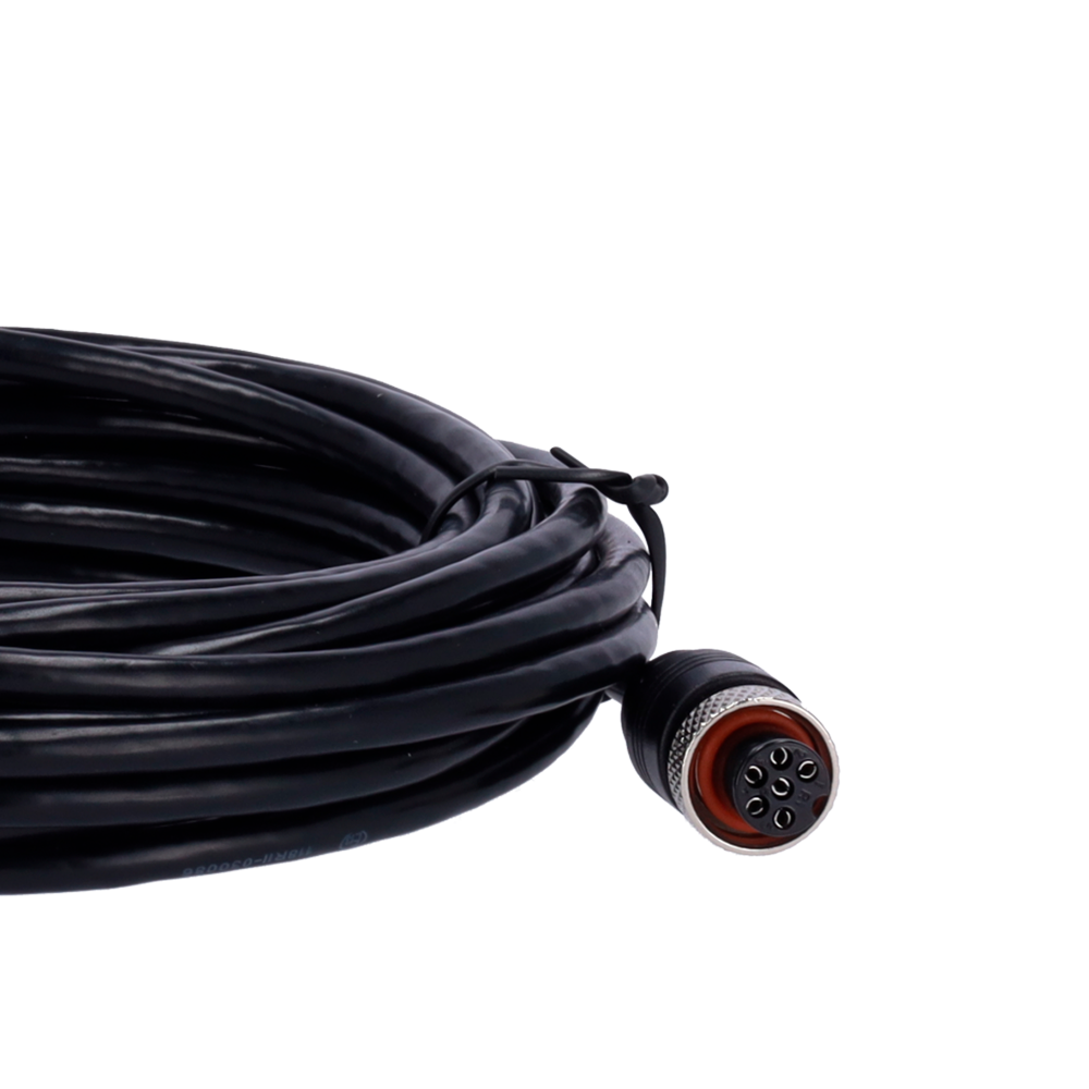 Streamax - Cavo per telecamere IP PON - Connettore M12 tipo aviazione - 6 Pin - Lunghezza 9m - Femmina - Femmina