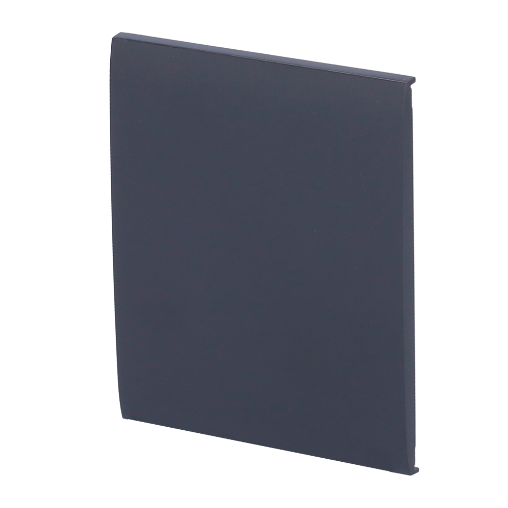 Panel táctil para interruptor de luz simple - Compatible con AJ-LIGHTCORE-1G - Compatible con AJ-LIGHTCORE-2W - Retroiluminación LED - Panel táctil central sin contacto - Color grafito - Innowatt