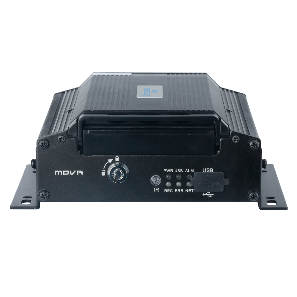 Streamax - In-Vehicle NVR Video Recorder - 4 CH IP / H.265/H.264 Compression - Max Resolution 1080p - WiFi & 4g | Alarms - Supports 1HDD 2.5"