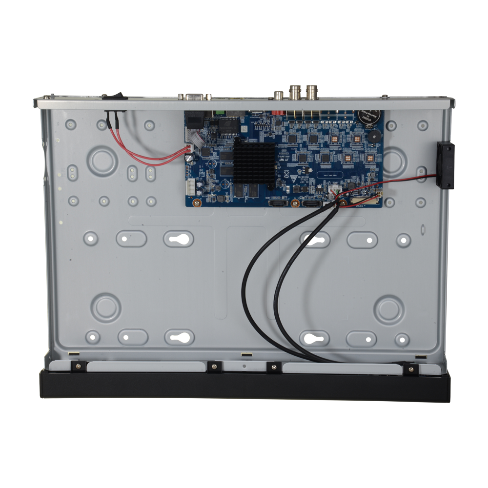 Grabador Universal HDCVI/CVBS/IP - Vídeo 4 CH / 4+2 IP / Audio 1 CH - 4K (12FPS) O 4 Mpx/1080P (25FPS) - Funciones inteligentes - Salida HDMI y VGA 4K - Permite 2 discos duros