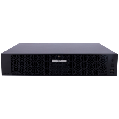 Videoregistratore NVR per telecamere IP - Gamma Prime - 64 CH video / Compressione Ultra H.265 - Risoluzione massima 32Mpx - Larghezza di banda 384 Mbps - Ammette 8 hard disk