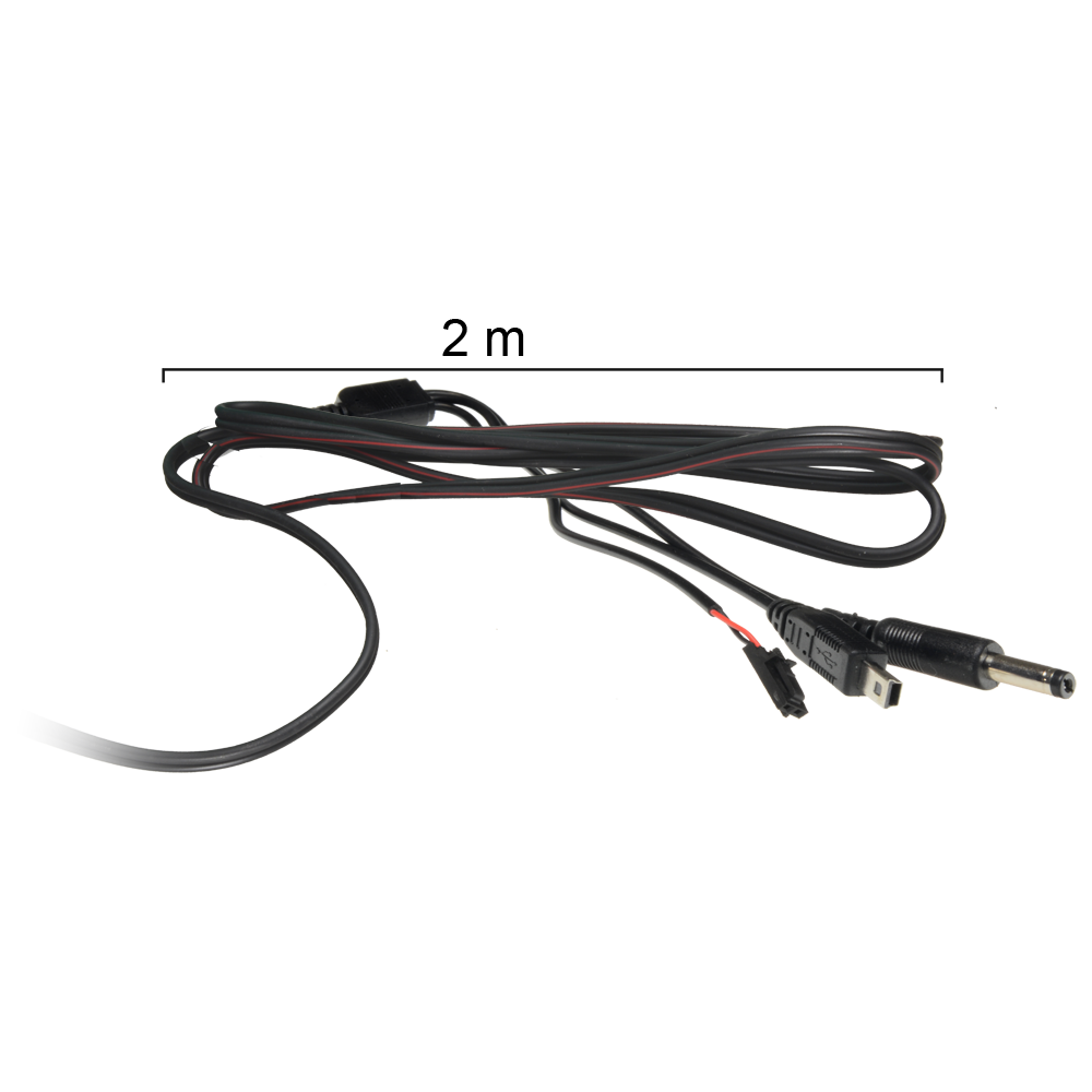Zinc-aire battery - Voltage 7.5 V / Capacity 3200 Wh - Triple DC connector: Jack, mini USB and molex - Cable length 2 m - Compatible with Ajax and RSI Videofied - 158 (W) x 260 (L) x 188 (H) )mm / 6Kg