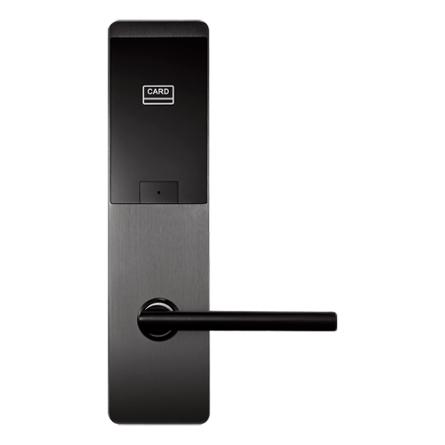 Cerradura para hotel - Apertura mediante tarjeta MF - Entrada 62,5 mm | Apertura a la derecha - 4 pilas AA independientes - Cilindro de emergencia - Gestión con software ZKBioLock