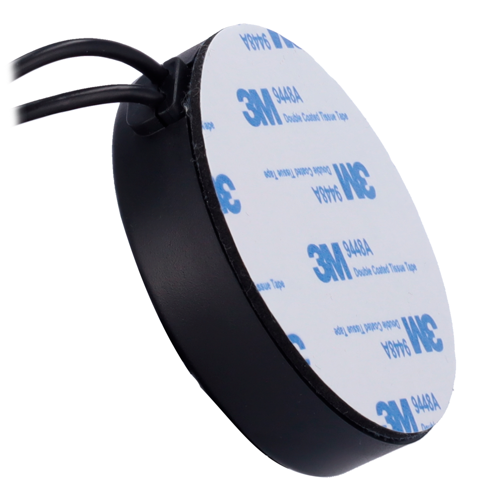 Antena 4G con GPS - Frecuencia 698-2700MHz - Conector SMA Macho - Montaje adhesivo - Ganancia +-3dBi - Cable RG174 3 metros de longitud