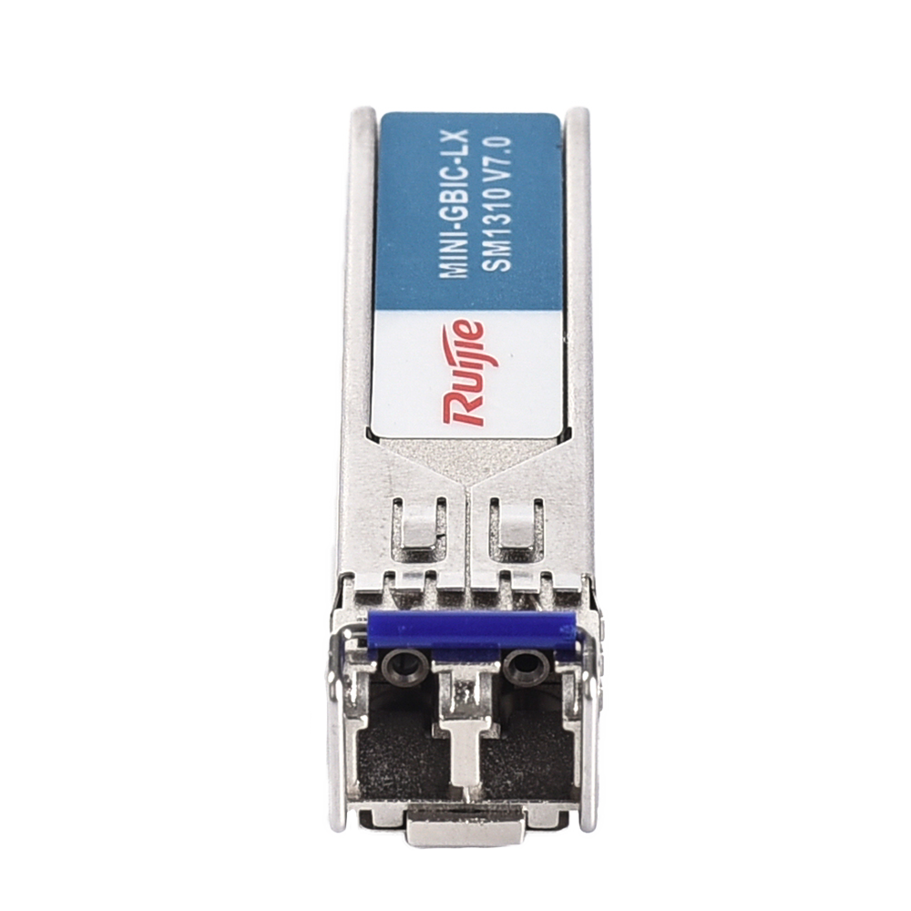 Ruijie SFP Transceiver Module - Wavelength 1310 nm - Singlemode Fiber - Connector Type LC duplex - Maximum Distance 10km - 1.25Gb/s - 1000Base-LX