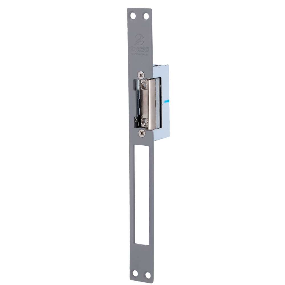 Apriporta elettrico Dorcas - Per porta singola | Scrocco regolabile - Modo apertura Fail Secure (NO) - Forza di tenuta 330 kg - Alimentazione AC/DC 8-12V - Montaggio ad incasso | Incontro