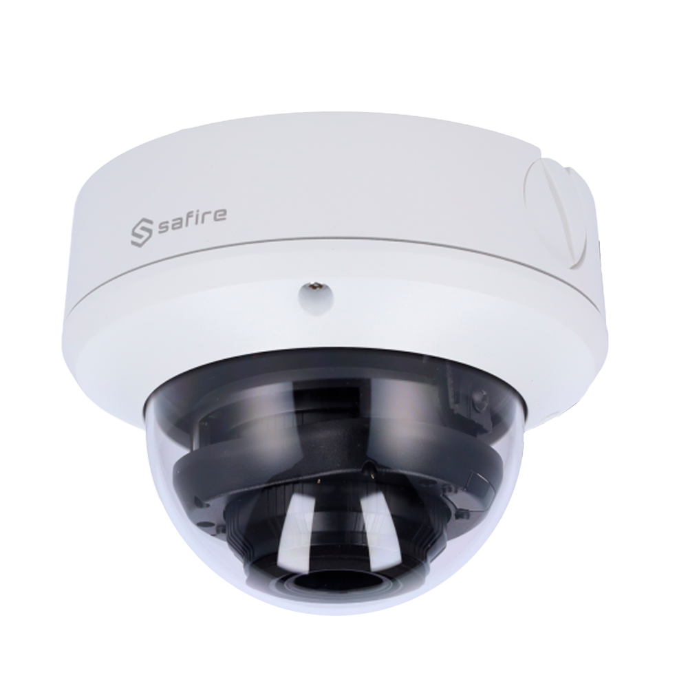 Cámara Domo 4n1 Safire Gamma PRO - CMOS de alto rendimiento 2 Mpx - Lente varifocal motorizada 2.7~13.5 mm - Luz ultra baja / WDR - Matrix LED IR Distancia 70 m - Resistente al agua IP67, IK10