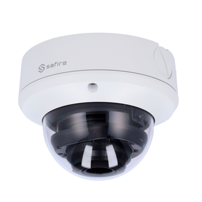 Cámara Domo 4n1 Safire Gamma PRO - CMOS de alto rendimiento 2 Mpx - Lente varifocal motorizada 2.7~13.5 mm - Luz ultra baja / WDR - Matrix LED IR Distancia 70 m - Resistente al agua IP67, IK10