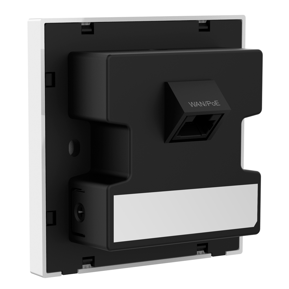 Reyee - Wall AP Omnidirectional Wi-Fi 5 - Supports 802.11 b/g/n/ac Wave 1 and 2 2.4GHz and 5GHz - Transmission speed up to 1267 Mbps - 2x RJ45 Gigabit ports - Mechanical installation