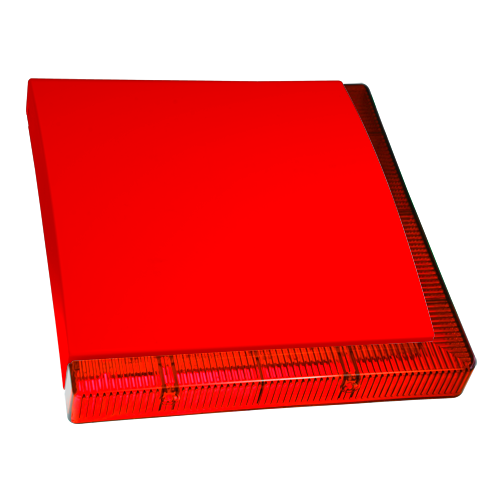 Outdoor fire alarm siren - EN 54-3 certified - Maximum sound pressure 92 dBA - Flash of 1 LED bar signal - Red light - 24VDC power supply