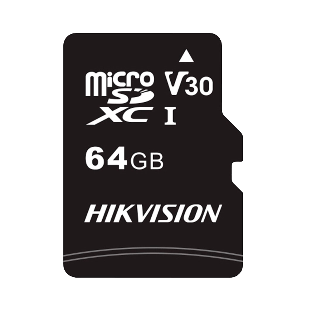 Scheda di memoria Hikvision - Capacità 64 GB - Classe 10 U3 V30 - exFAT - Speciale per videosorveglianza e TVCC in generale