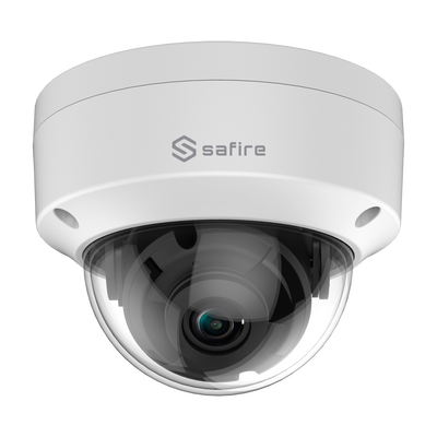 Cámara Domo Safire Gamma PRO - CMOS de alto rendimiento 5 Mpx - Lente de 2,8 mm - IR inteligente, alcance 20 m - Alimentación por coaxial - IP67 resistente al agua, IK10 antivandálico