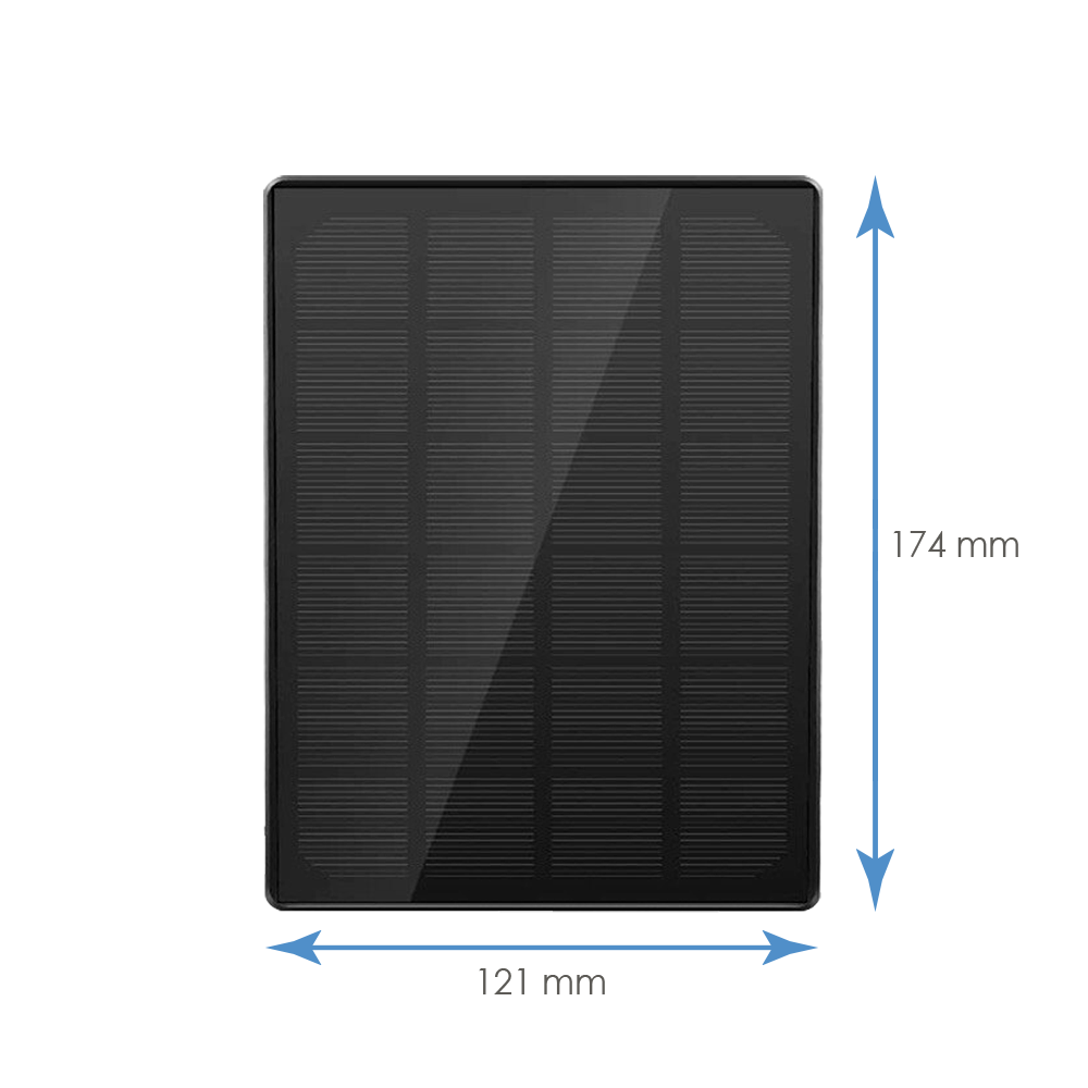 Cámara IP 3Mpx  VicoHome Wifi a batería - Panel solar 3 W / Batería litio 5000 mAh - Detección inteligente en nube / Sensor PIR - Lente 2.97 mm / IR 7 m / LED blanco - Audio bidireccional / Ranura SD - App VicoHome y Cloud / Compatible Alexa