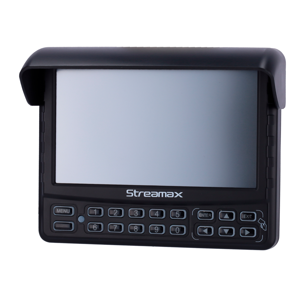 Streamax - Monitor 7" táctil - Resolución 800x400 - Altavoces integrados - Compatible con grabadores Streamax - Apto para embarcar en vehículo