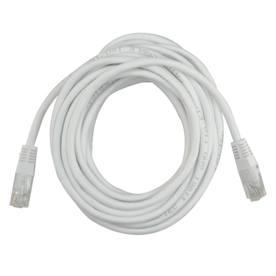 Cavo UTP Safire - Ethernet - Connettori RJ45 - Categoria 5E - 5 m - Colore bianco