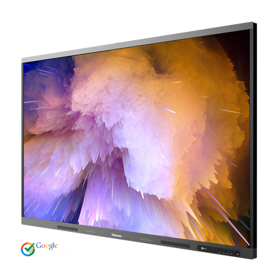Pantalla interactiva HISENSE 75" 4K - Resolución 3840x2160 - Certificación Google - Transmisión inalámbrica - Android 13.0 - Altavoces integrados