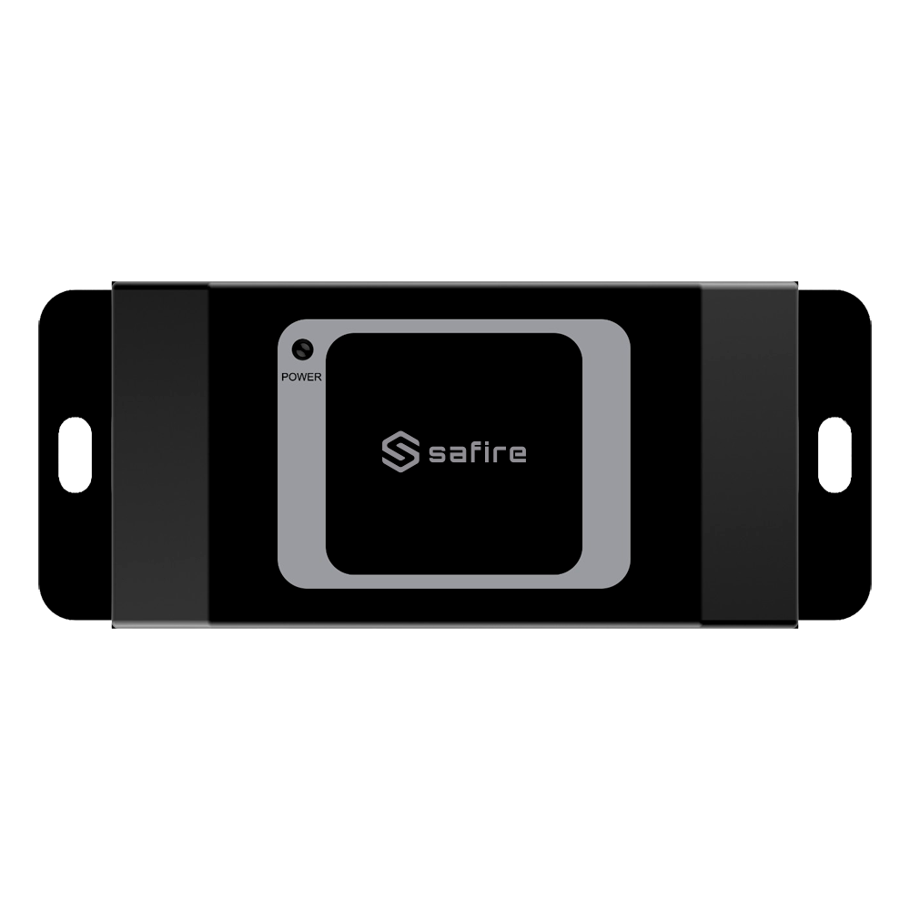 Controlador antimanipulación Safire - Para instalaciones autónomas y seguras - Wiegand, RS485, pulsador y 2 entradas de alarma - Salida de relé NA/NC, sensor de puerta y alarma - Control directo de la cerradura - Alimentación 12 V DC