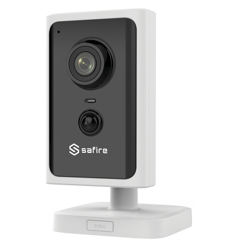 Cámara IP Wifi de 2 Megapíxeles con PIR - CMOS de Scan Progresivo 1/2.7" - Compresión H.265+ - Detector PIR Real - 1 LED IR Alcance 10 m / Audio - WEB, Software CMS, Smartphone y NVR