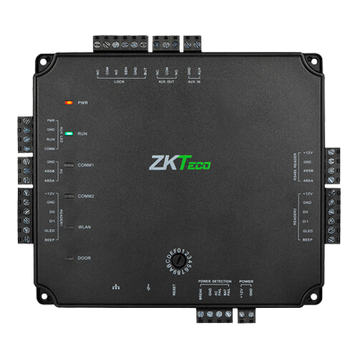 Controlador de acceso PoE - Acceso con tarjeta o contraseña - TCP/IP | Conexión con controlador esclavo - 2 lectores para Wiegand | 2 lectores para OSDP - Salida de relé para 1 puerto - Software serie ATLAS integrado y aplicación móvil