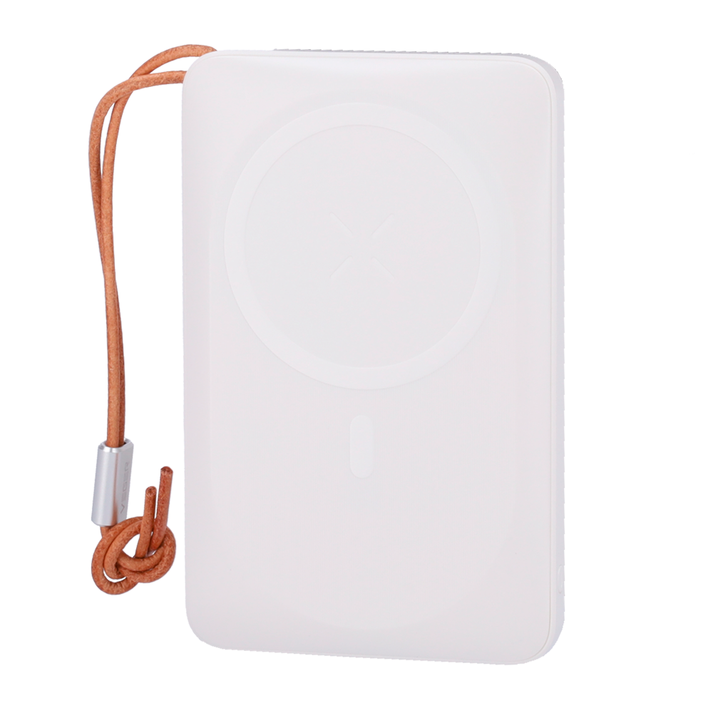 VEGER - Power bank magnetico e wireless - Capacità 10000mAh (38.5Wh) - Ricarica veloce 22.5W - Ingressi USB-C e Lightning - Uscite USB-B, USB-C, wireless