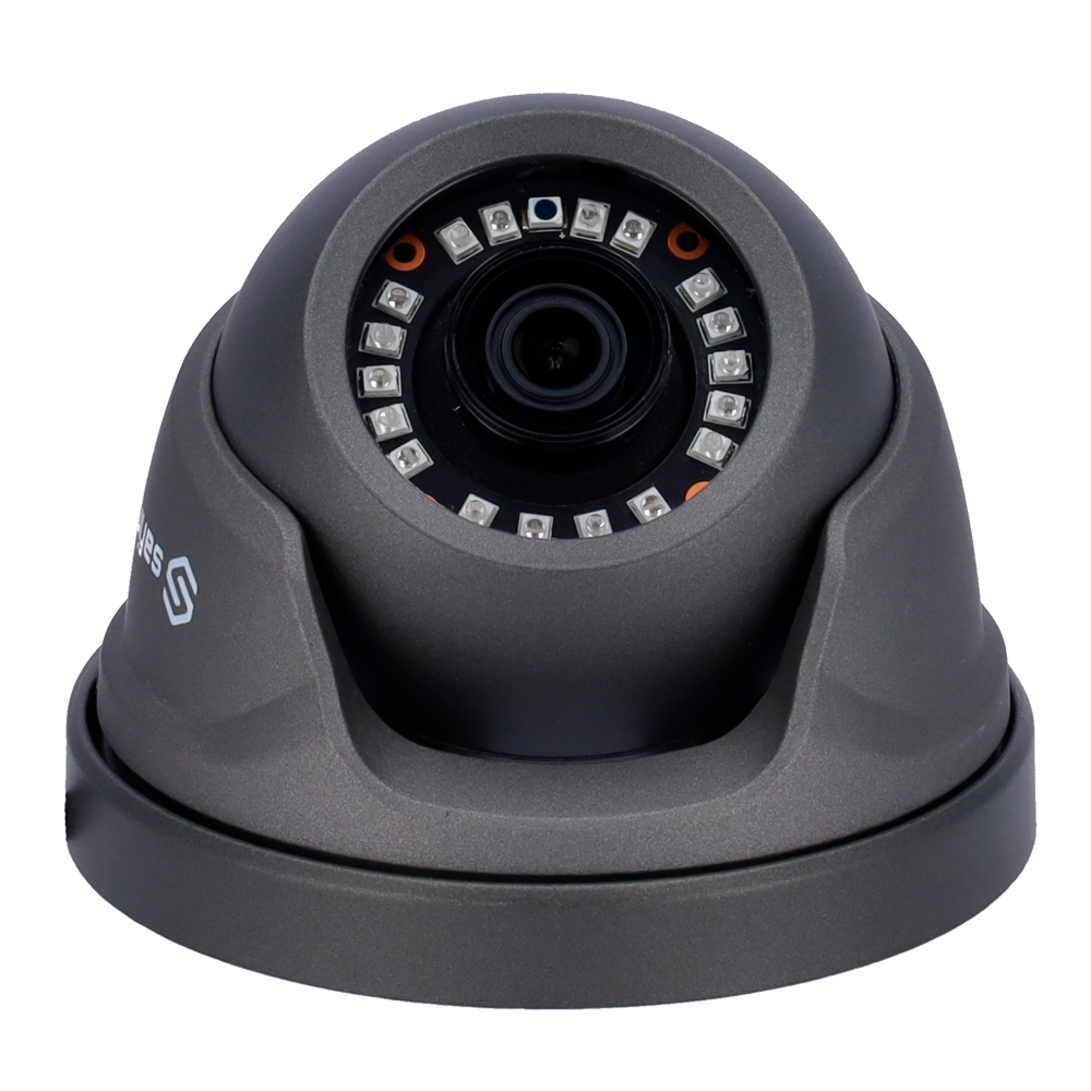 Telecamera Turret Gamma ECO - Uscita 4 en 1 / Risoluzione 3K (2880x1620) - 1/3" CMOS 3K (5Mpx 16:9) - Lente 3.6 mm - IR Matrix LED Portata 20 m - Impermeabile IP67