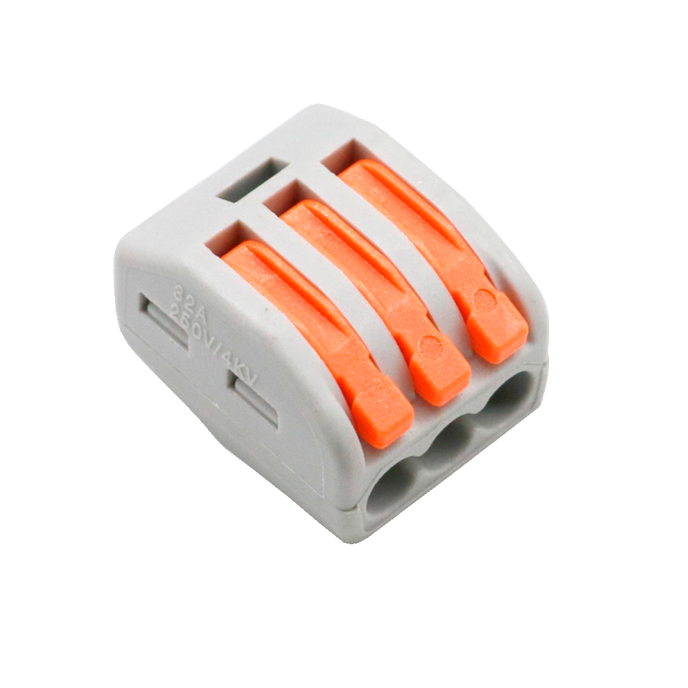 Safire - Conector de Cable - 1 Entrada y 2 Salidas - Calibre del cable 28 ~ 12AWG - Sección 0.08 m²~ 4 mm² - 10 unidades