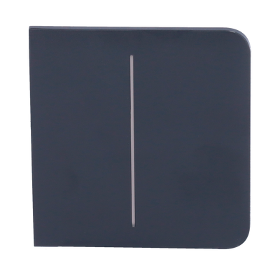 Panel táctil para interruptor de luz doble - Compatible con AJ-LIGHTCORE-2G - Retroiluminación LED - Panel táctil lateral sin contacto - Color grafito