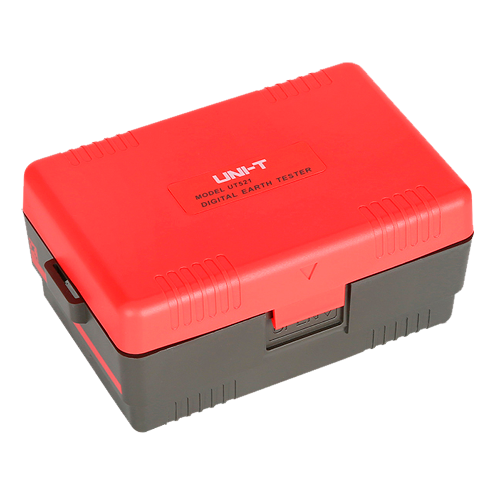 Misuratore della resistenza di terra - Display LCD fino a 2000 conteggi - Misurazione della resistenza di terra fino a 2000Ω - Misurazione della tensione di terra AC fino a 200V - Memorizzazione dei dati - Spegnimento automatico