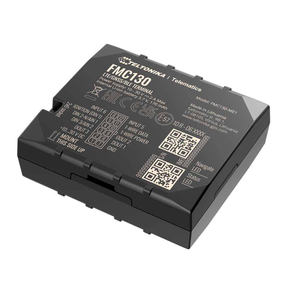 Advanced Vehicle Tracker - Internal wiring connection - Hidden installation under the dashboard - 4G, 3G, 2G and BLE for TK-EYE - Micro-SIM + eSIM - D/A inputs and outputs