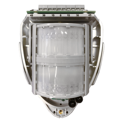 Rivelatore PIR per esterni GJD - PIR e microonde / Pet Immune - Antimasking / Portata fino a 15 m - Materiale di alta qualità - Alimentazione 9~15 VDC - Uso esterno