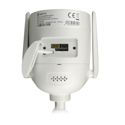 Cámara IP de 2 Megapíxeles - CMOS de Barrido Progresivo de 1/2.8" - H.265 / H.264, Audio - Lente de 2.8 mm | WDR - Wi-Fi IEEE802.11 b/g/n - Truesense: Filtro de falsas alarmas