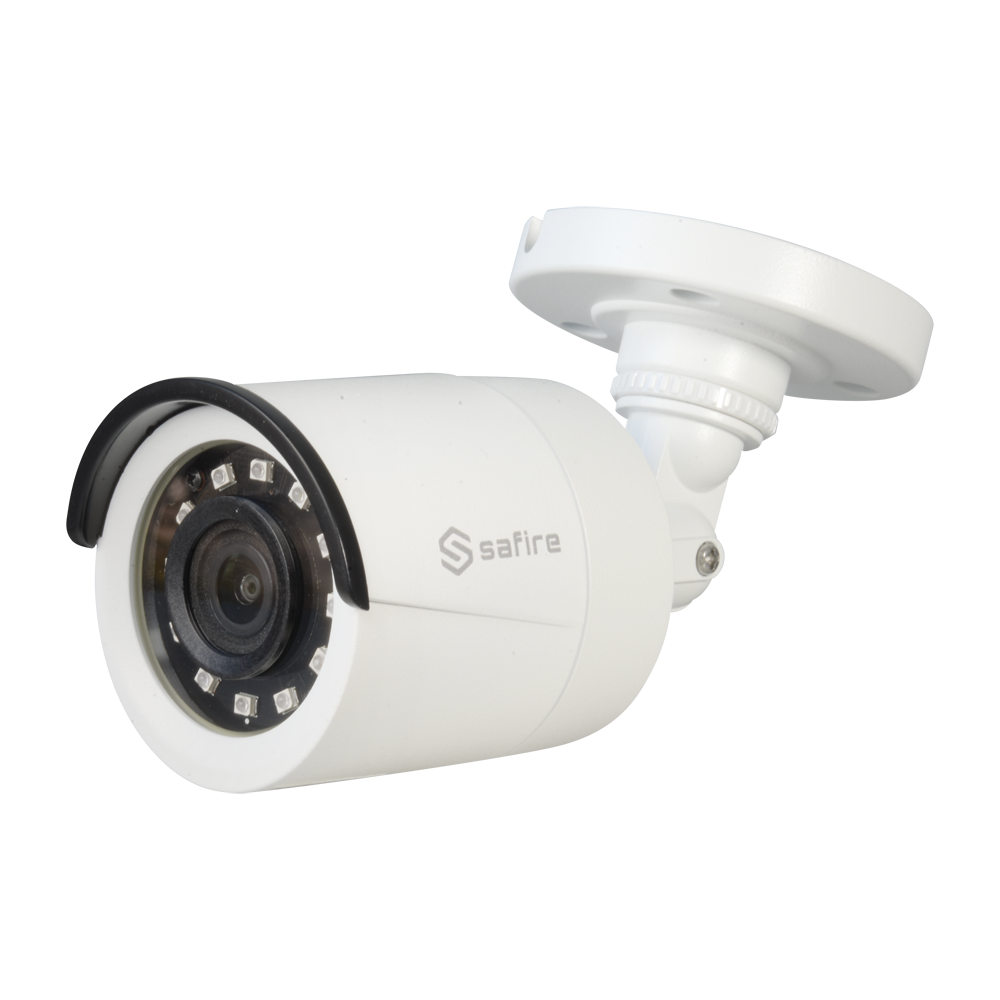 Safire Bullet Camera ECO Range - 4 in 1 Output - 2 Mpx High Performance CMOS - 2.8 mm Lens - Smart IR Matrix LEDs Range 25 m - Waterproof IP67