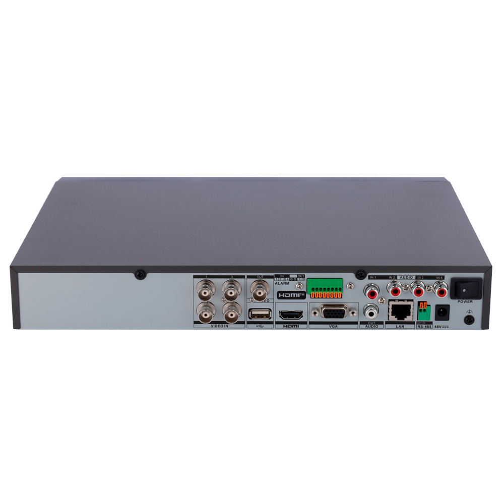 Videograbador Safire 5n1 - Audio sobre cable coaxial / Alimentación PoC - 4CH HDTVI/HDCVI/HDCVI/AHD/CVBS/CVBS/ 4+2 IP - 8 Mpx (8FPS) / 5 Mpx (12FPS) - Salida HDMI 2K y VGA - Rec. Facial y Truesense