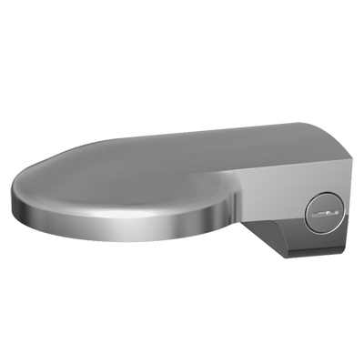 Staffa a parete - Per telecamere dome motorizzate - Adatto per esterni - Colore grigio - 172 x 231 x 86 mm