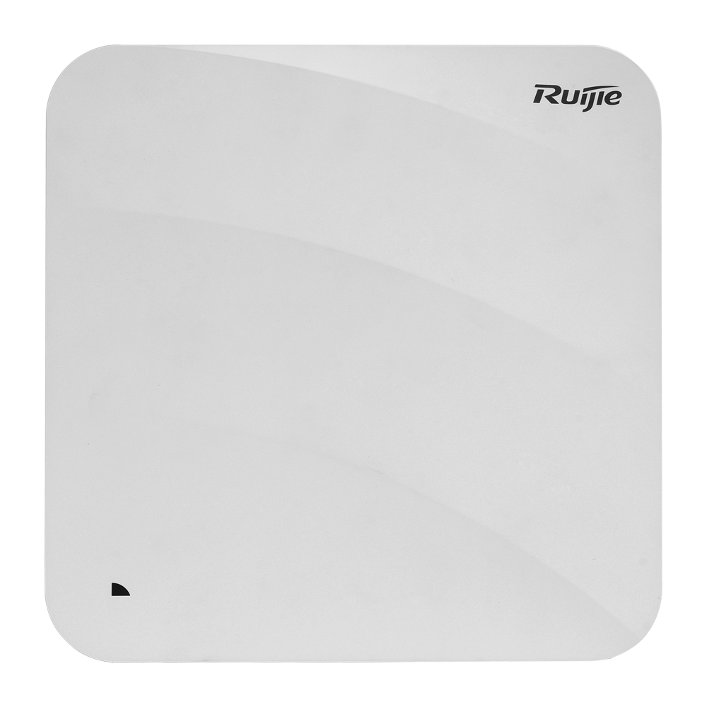 Ruijie - AP Omnidireccional Wi-Fi 6 Alta Densidad - Doble Banda 2.4 y 5 GHz / Canal 160MHz - Soporta 802.11a/b/g/n/ac/ax - Velocidad de transmisión hasta 5400 Mbps - Antena 2x2: MIMO en 2.4GHz, 4x4 en 5GHz