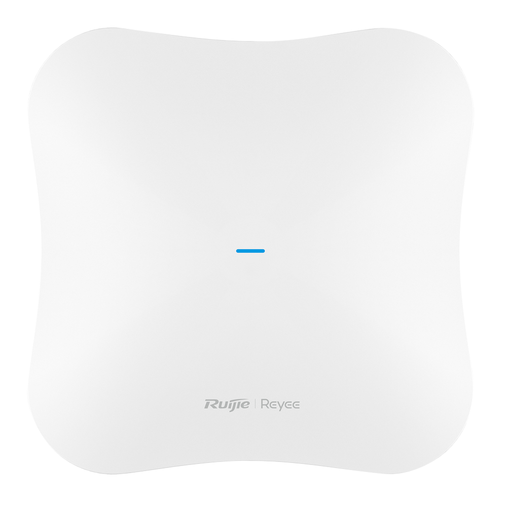 Reyee - AP Omnidireccional Wi-Fi 7 Tri-Radio - Frecuencias 2.4, 5 y 6GHz  - Soporta 802.11a/b/g/n/ac/ax/be - Velocidad transmisión hasta 19000 Mbps - Antenas MIMO  4x4 en 2.4, 4x4 en 5 y 4x4 en 6GHz