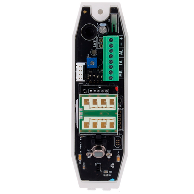 Rilevatore da esterno cablato Duevi - PIR a tenda e a microonde (24 GHz) - Portata rilevamento 12 m / Antimasking - Alimentazione 9.6 ~ 14.5 VDC - Compatibile con i sistemi di allarme cablati - Uso esterni IP54