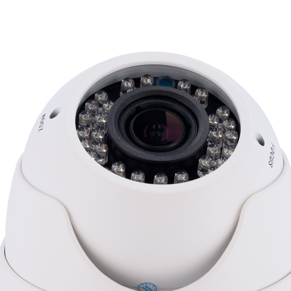 Cámera dome Gama 720p ECO - Uscita HDCVI - 1.3 Mp PS4100+V20 - Ottica 2.8~12 mm - IR LED Portata 20 m - Waterproof IP66