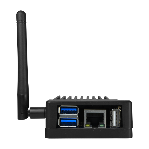 Mini-PC Android - Sistema operativo Android 8.1 - CPU 6core ARM 64 Bit 2.0 Ghz - Memoria fino a 4GB LPDDR4 + 16GB Interno - WiFi IEEE802.11 a/b/n/ac, RJ45 10/100/100M - HDMI 2.0 / Audio