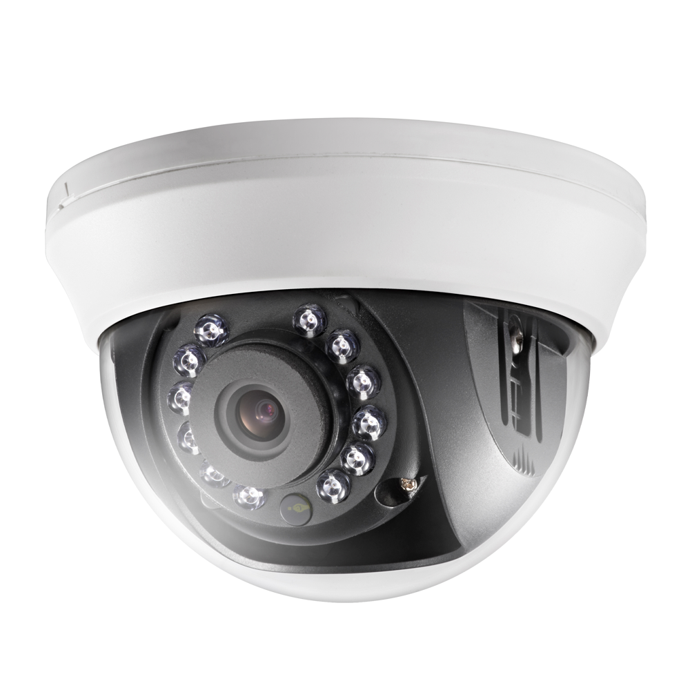 Hikvision - Telecamera Dome 4n1 Gamma Value - Risoluzione 720p (1296x732) - Ottica 2.8 mm - Smart IR portata 20 m - Adatta per interni