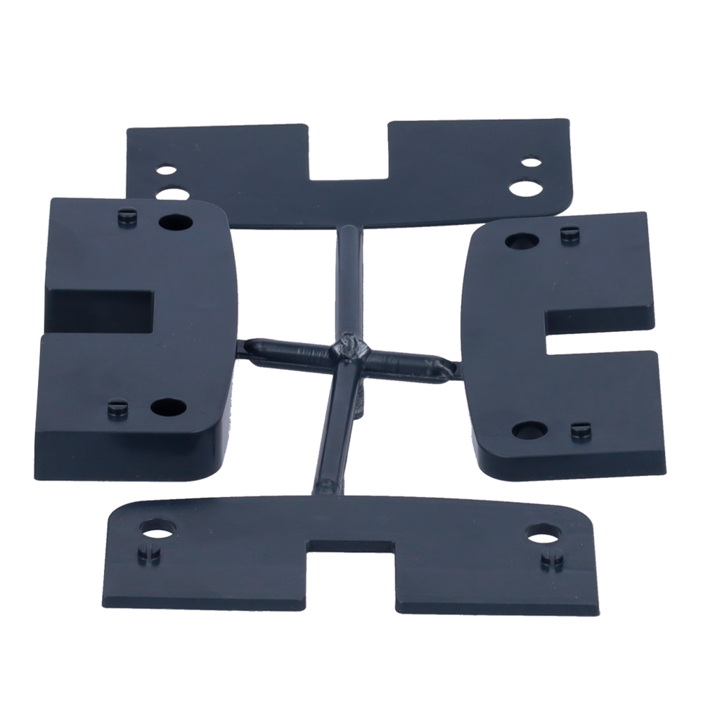Soporte para cerrojo inteligente - Compatible con WM-BOLT y WM-BOLT-WIFI - Apto para ajustar la pieza del marco - Grosor: 1 mm / 2 mm / 5 mm / 10 mm - Soportes combinables - Color negro