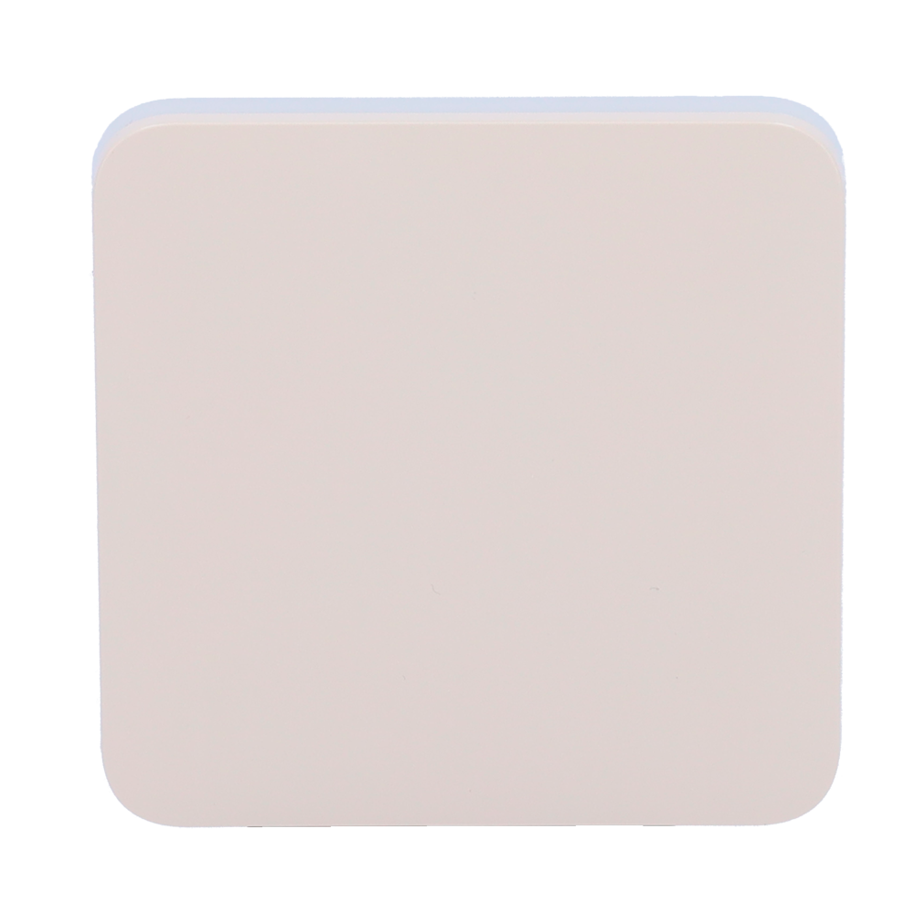 Ajax - LightSwitch SoloButton - Pannello tattile per interruttore della luce - Compatibile AJ-LIGHTCORE-1G / -2W - Retroilluminazione a LED - Pannello tattile senza contatto - Colore avorio