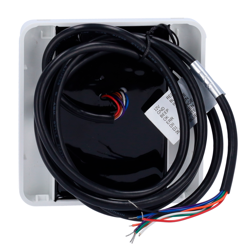 Lettore di accesso - Accesso con scheda EM - indicatore LED e acustico - Wiegand 26/34 - Compatibile con i controller Hikvision - Adatto per esterni IP65