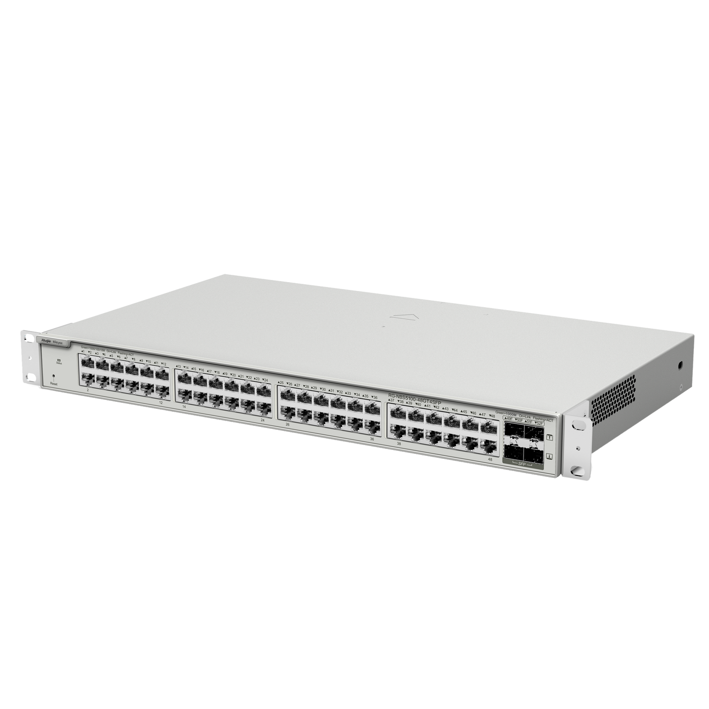 Reyee Switch Cloud Layer  2+ - 48 porte RJ45 Gigabit - 4 porte SFP Gigabit - Static LAG/DHCP Snooping/IGMP Snooping/Port Mirroring - VLAN/Port Isolation/STP/RSTP/ACL/QoS - Server DHCP/Rotte statiche