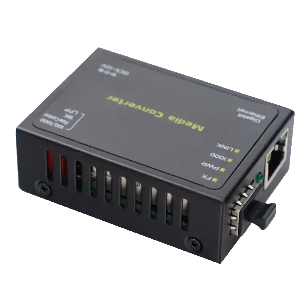 Convertidor multimedia - 1x Ethernet RJ45 - 1x SFP - Gigabit - 10/100/1000 Base-TX - Dimensiones ultracompactas
